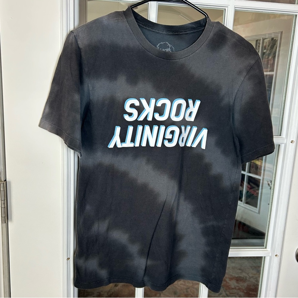 Black and Grey Tie-Dye Danny Duncan Virginity Rocks t-shirt‎